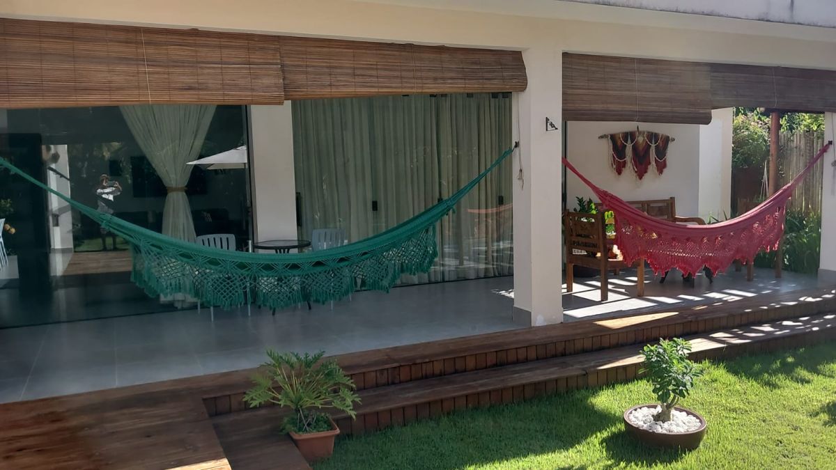 Casa Odara — Varanda com redes